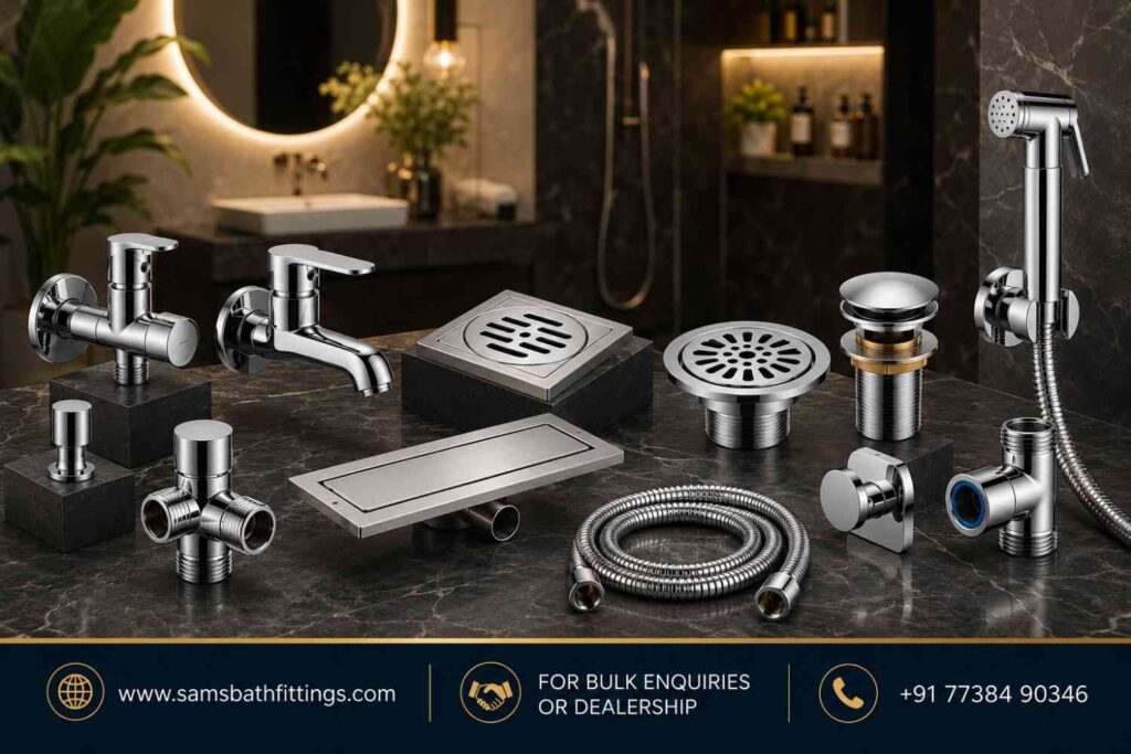Premium Bath Fittings Supplier and Manufacturer in India - SAMS Bath Fittings LLP